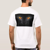 T-shirt Yeux de panthère noire (Dos)