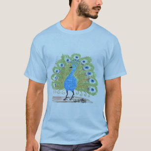 T-shirt Yeux de paon d'Inde par Wendy C. Allen