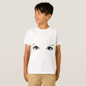 T-shirt yeux noirs (Devant entier)