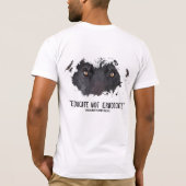 T-shirt Yeux noirs de loup (Dos)