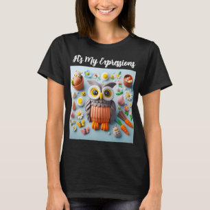 T-shirt yeux noirs V1