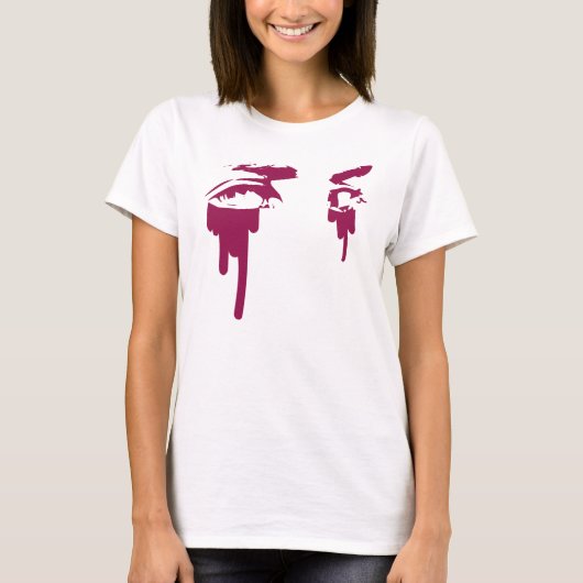 T-shirt Yeux pleurants (Devant)