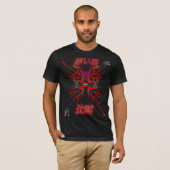 T-Shirt yeux rouges silence (Devant entier)