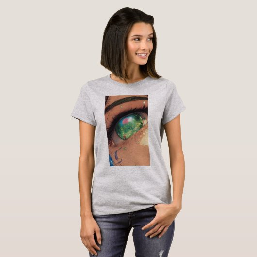 T-shirt Yeux sur la mode : déclaration Oeil d'impression T (Devant entier)