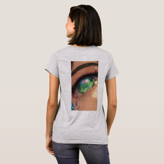 T-shirt Yeux sur la mode : déclaration Oeil d'impression T (Dos entier)