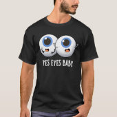 T-shirt Yeux Yeux Bébé Funny Ice Eyeballs Pun (Devant)