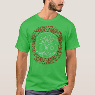 T-shirt Yggdrasil Arbre De Vie Viking Odin World Ash