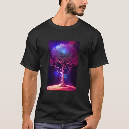 T-shirt Yggdrasil World Tree of Life Viking Celtric Unique (Devant)