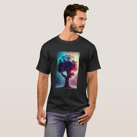 T-shirt Yggdrasil World Tree of Life Viking Celtric Unique (Devant entier)