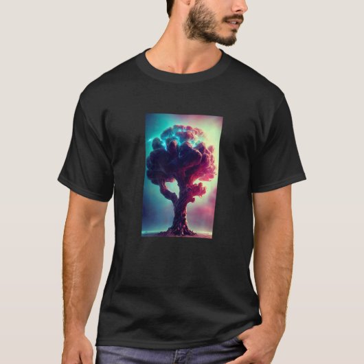 T-shirt Yggdrasil World Tree of Life Viking Celtric Unique (Devant)