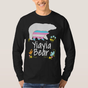 T-shirt Yiayia Lgbt Ours Transgenre Arc-en-ciel Lgbt Gay L