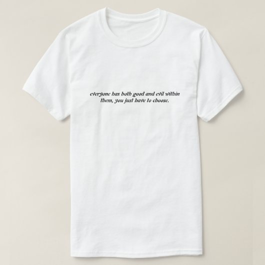 t-shirt yin et yang (Design devant)