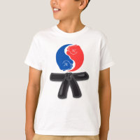 Yin et yang ceinture noire wushu
