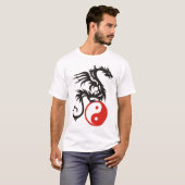 T-shirt Yin et Yang Dragon (Devant entier)