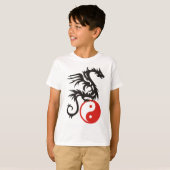 T-shirt Yin et Yang Dragon (Devant entier)