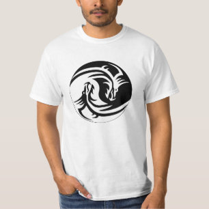 T-shirt Yin et Yang Dragon T Shirt