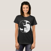 T-shirt Yin et Yang pour les femmes et (Devant entier)