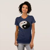 T-shirt Yin floral et Yang (Devant entier)