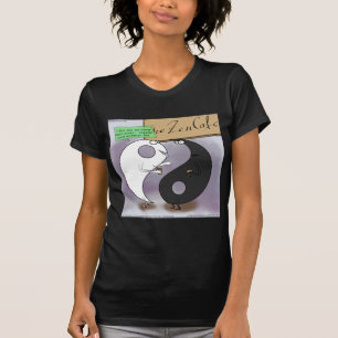 T-shirt Yin Rencontre Yang Zen Drôle