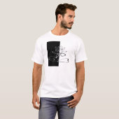 T-shirt Yin Yang Black Lotus Blossom (Devant entier)