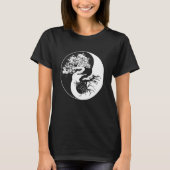 T-shirt Yin Yang Bonsai Tree Japonais Bouddhiste Zen (Devant)
