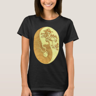 T-shirt Yin Yang Bonsai Tree Japonais Bouddhiste Zen