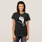 T-shirt Yin Yang Chats drôle Cute Kittens Ying Yang (Devant entier)