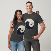 T-shirt Yin Yang design colombes de paix (Unisexe)