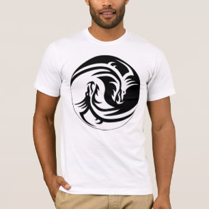 T-shirt Yin Yang Dragons