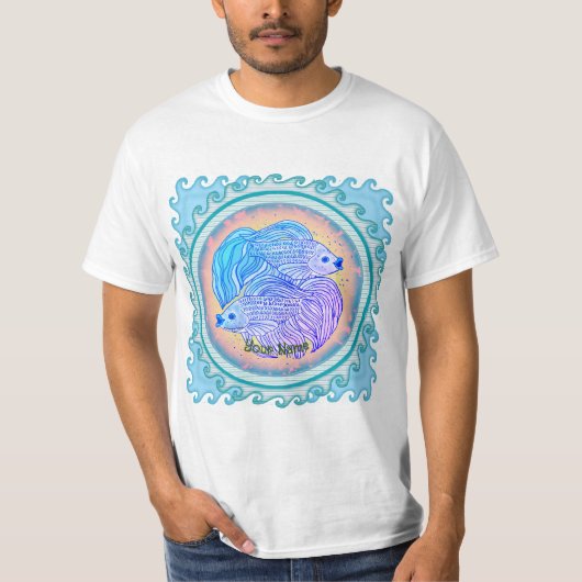 T-shirt Yin Yang Fish  (Devant)