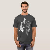 T-shirt Yin Yang Fish Koi Fish Premium (Devant entier)
