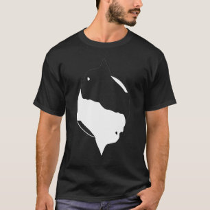 T-shirt Yin Yang French Bulldog Franges