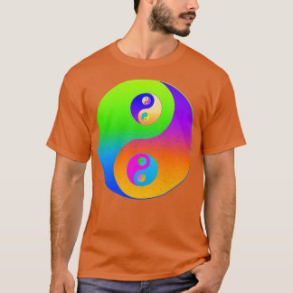 T-shirt Yin Yang Infinity Trippy Psychedelic Tie Dye