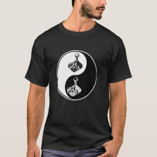 T-shirt Yin Yang Jeux Vidéogames Contrôleur Bouddhiste Z