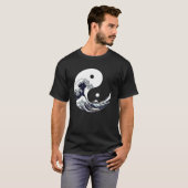 T-shirt Yin yang Kanagawa (Devant entier)