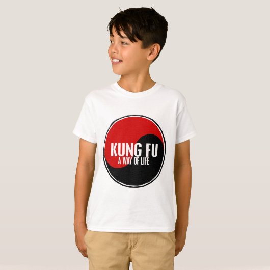 T-shirt Yin Yang Kung Fu 1 (Devant entier)