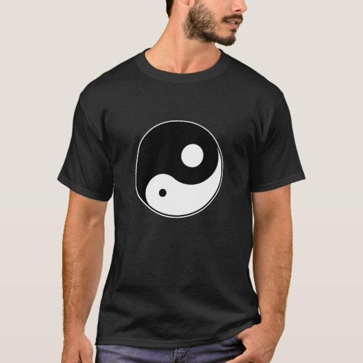 T-shirt YIN-YANG non équilibré pour des couleurs foncées (Devant)