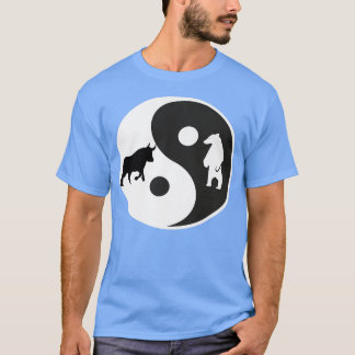 T-shirt Yin Yang ours bull stock trading Premium2101