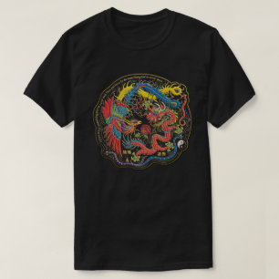 T-shirt Yin Yang Phoenix et chemise de dragon