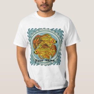 T-shirt Yin Yang Poisson Rouge