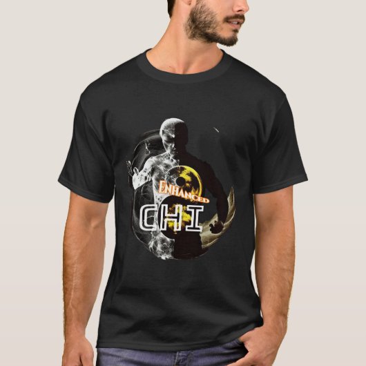 T-shirt Yin Yang Tai Chi Chi Système De Croissance (Devant)
