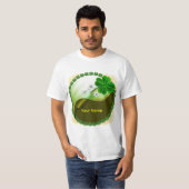 T-shirt Yin Yang Trèfle (Devant entier)