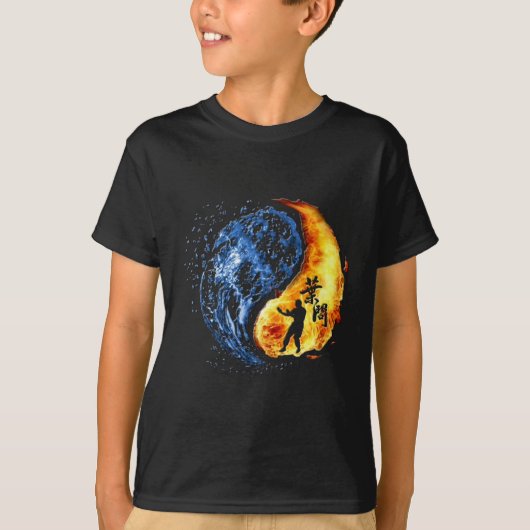T-shirt Yin Yang (Wing Chun) Ip Man Linage (Devant)