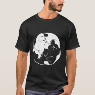 T-shirt Yin Yang Yoga Zen Chats Yoga Ca