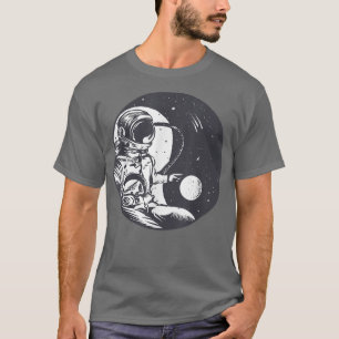 T-shirt Ying Yang Astronaut Stellaire - Astral Design Cosm