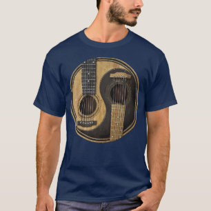 T-shirt Ying Yang Onglet de guitare Guitare Guitare Guitar