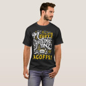 T-shirt Yinz Jagoff Noël Pittsburgh Cadeau (Devant entier)