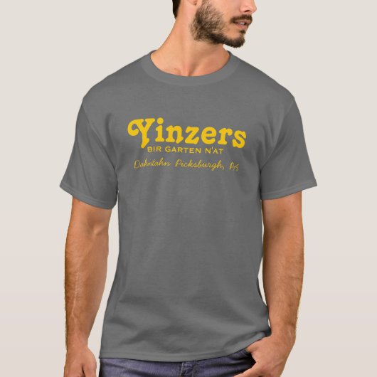 T-shirt Yinzers BIR Garten N'at (Devant)
