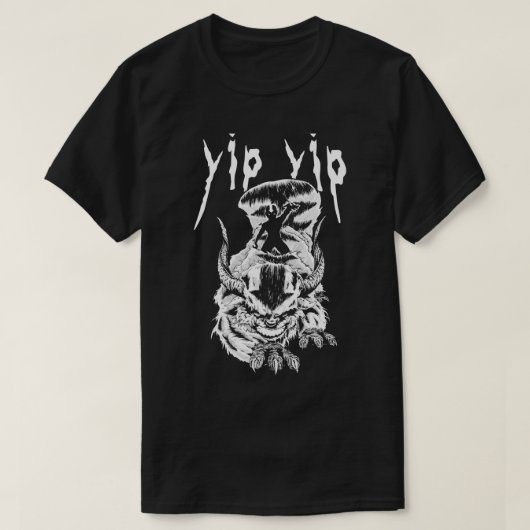 T-shirt yip yip 1 (Design devant)