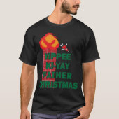 T-shirt Yippee Ki-Yay Père Noël (Devant)